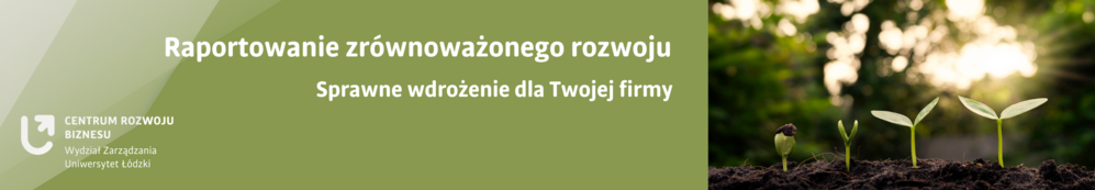 grafika z hasłem: Raportowanie zrównoważonego rozwoju - sprawdne wdrożenie dla Twojej firmy